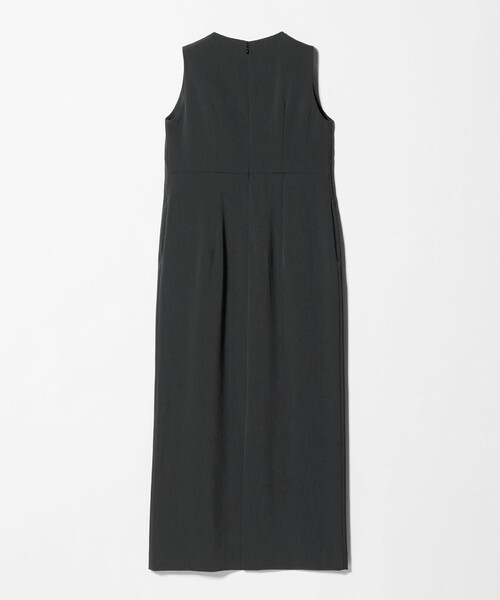 MARW UNITED ARROWS＞ツイル ノースリーブ ロング ワンピース