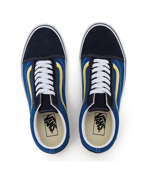 希少カラー VANS バンズ オールドスクール 青/黄 Yahoo!オークション - VANS USA製 90s OLD SKOOL青黄 UCLAカラー 26cm