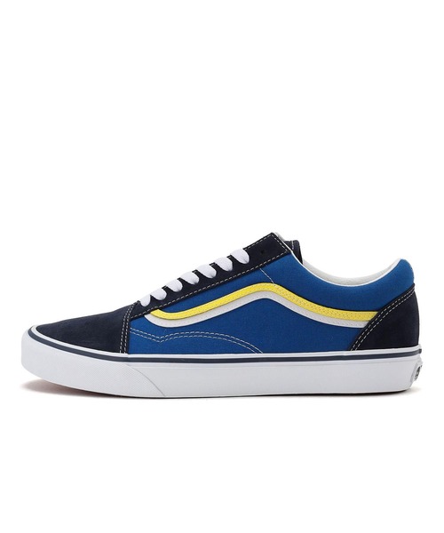 VANS(バンズ)の「VANS ヴァンズ OLD SKOOL DS オールドスクール DS VN000EG8BYL *BLUE/YELLOW(スニーカー・メンズ・ブルー・5h/6/4/11/12/7/5/9/10/8/4h/6h/10h/9h/8h/7h)」の2枚目の写真