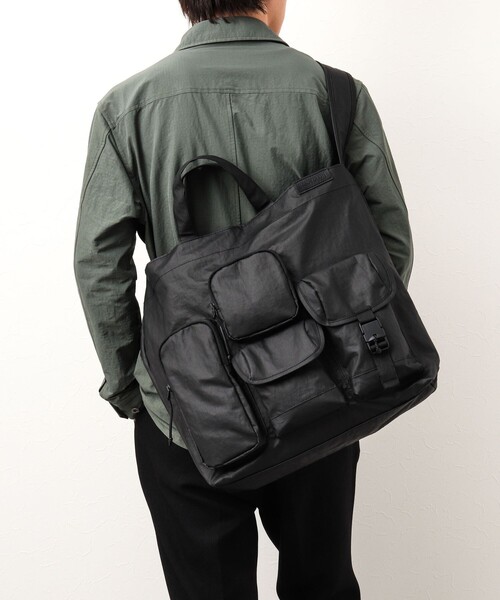 BAICYCLON by Bagjack(バイシクロン バイ バグジャック)の「【BAICYCLON by bagjack/バイシクロン バイ バッグジャック】MULTI POCKETS 2WAY TOTE BCL-68(トートバッグ・メンズ・ブラック・FREE)」の1枚目の写真