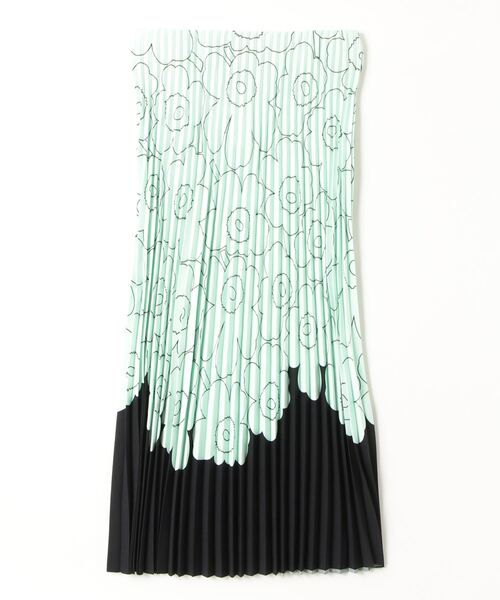 marimekko（マリメッコ）の「Piiru Piirto Unikko / Skirt（スカート・レディース・ライトブルー・SMALL/MEDIUM/LARGE/X-SMALL）」の2枚目の写真