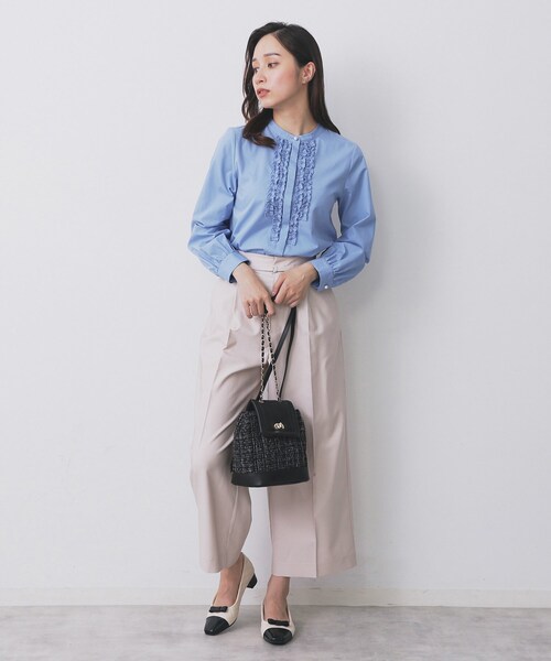 index（インデックス）の「【長さ調整可能】ツイードミニリュック（バックパック/リュック・レディース・アイボリー系/ブラック系・00）」の5枚目の写真