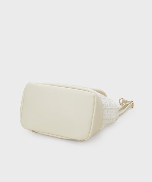 index（インデックス）の「【長さ調整可能】ツイードミニリュック（バックパック/リュック・レディース・アイボリー系/ブラック系・00）」の12枚目の写真