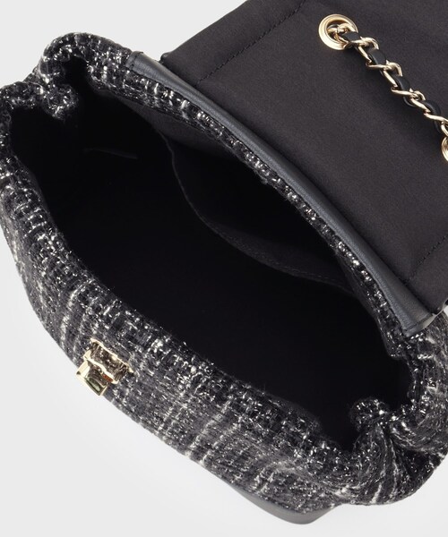 index（インデックス）の「【長さ調整可能】ツイードミニリュック（バックパック/リュック・レディース・アイボリー系/ブラック系・00）」の13枚目の写真