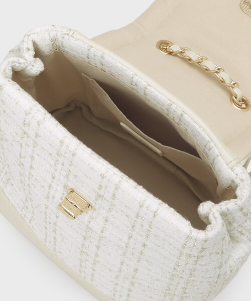 index（インデックス）の「【長さ調整可能】ツイードミニリュック（バックパック/リュック・レディース・アイボリー系/ブラック系・00）」の14枚目の写真