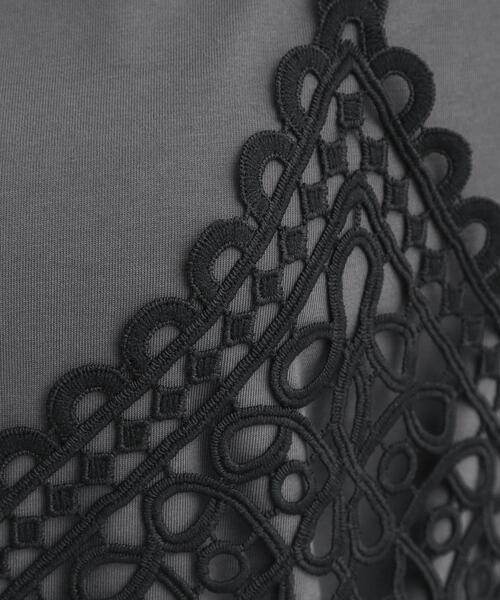 Cutie Blonde(キューティーブロンド)の「【2点セット/ひんやり】レースビスチェ+Tシャツ(その他トップス・レディース・ダークブラウン/ブラック/オフホワイト・02/04/01/03)」の7枚目の写真