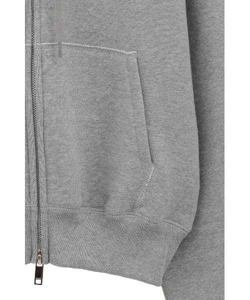 CLANE（クラネ）の「LOGO COMPACT ZIP UP HOODIE（パーカー・レディース・グレー/ブラック/ホワイト・2/1）」の10枚目の写真