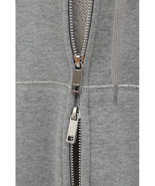CLANE（クラネ）の「LOGO COMPACT ZIP UP HOODIE（パーカー・レディース・グレー/ブラック/ホワイト・2/1）」の11枚目の写真