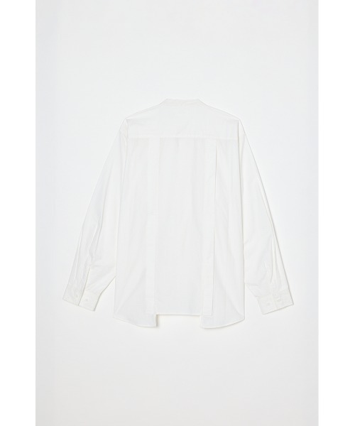 STYLEMIXER（スタイルミキサー）の「タックデザインノーカラーシャツ（シャツ/ブラウス・メンズ・ホワイト/ライトカーキ/ブラック・MEDIUM/LARGE）」の17枚目の写真