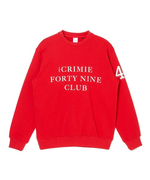 CRIMIE（クライミー）の「THE CRIMIE 49 CLUB CREW NECK SWEAT（スウェット・メンズ・ブラック/レッド/ネイビー・M/L/XL/XXL）」の3枚目の写真