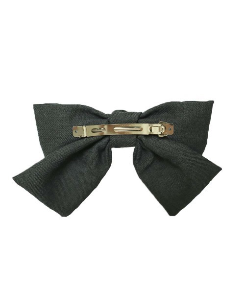 F i.n.t(フィント)の「【一部店舗限定展開】アソートビッグリボンバレッタ/fint フィント(バレッタ/ヘアクリップ・レディース・チャコールグレー/グレー/ブラック×ホワイト/ネイビー×ホワイト・FREE)」の15枚目の写真