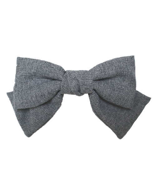 F i.n.t(フィント)の「【一部店舗限定展開】アソートビッグリボンバレッタ/fint フィント(バレッタ/ヘアクリップ・レディース・チャコールグレー/グレー/ブラック×ホワイト/ネイビー×ホワイト・FREE)」の13枚目の写真