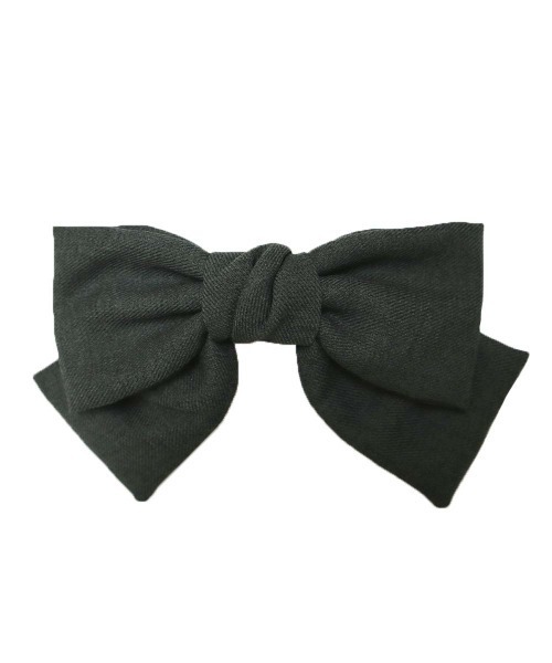 F i.n.t(フィント)の「【一部店舗限定展開】アソートビッグリボンバレッタ/fint フィント(バレッタ/ヘアクリップ・レディース・チャコールグレー/グレー/ブラック×ホワイト/ネイビー×ホワイト・FREE)」の14枚目の写真