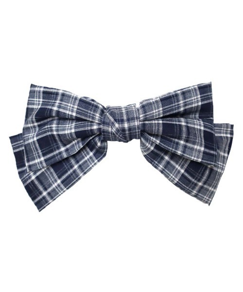 F i.n.t(フィント)の「【一部店舗限定展開】アソートビッグリボンバレッタ/fint フィント(バレッタ/ヘアクリップ・レディース・チャコールグレー/グレー/ブラック×ホワイト/ネイビー×ホワイト・FREE)」の11枚目の写真