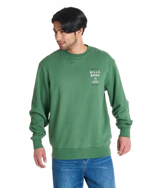 BILLABONG（ビラボン）の「BILLABONG メンズ SUN BLOCK トレーナー 【REGULAR FIT】【2025年秋冬モデル】/ビラボンバックプリントプルオーバースウェットトレーナー（スウェット・メンズ・グリーン/オフホワイト/ブラック・X-LARGE/MEDIUM/LARGE）」の11枚目の写真