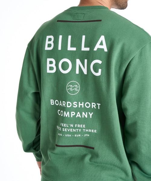 BILLABONG（ビラボン）の「BILLABONG メンズ SUN BLOCK トレーナー 【REGULAR FIT】【2025年秋冬モデル】/ビラボンバックプリントプルオーバースウェットトレーナー（スウェット・メンズ・グリーン/オフホワイト/ブラック・X-LARGE/MEDIUM/LARGE）」の12枚目の写真