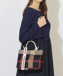 BLACK LABEL CRESTBRIDGE ネイビーショルダーバッグ BLACK LABEL CRESTBRIDGE / ブラックレーベル・クレストブリッジ