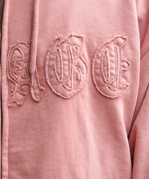 ８(eight)（エイト）の「製品加工ショート丈ジップパーカー（パーカー・メンズ・ブラック/ピンク/チャコールグレー・MEDIUM/LARGE）」の22枚目の写真