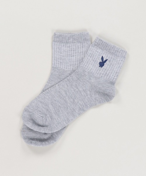PLAYBOY(プレイボーイ)の「毎日使える♪3足セット!!【PLAYBOY/プレイボーイ】ソックス/3足組(ソックス/靴下・レディース・その他・ONESIZE)」の3枚目の写真