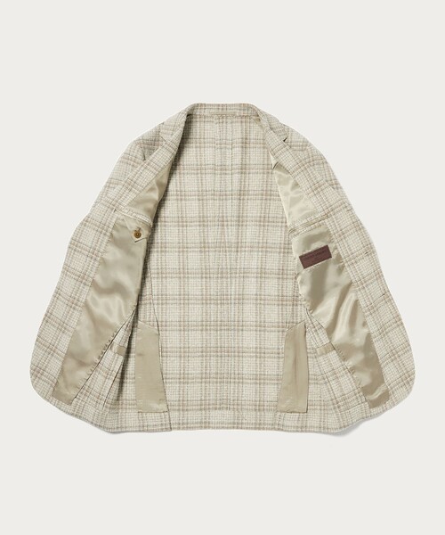 UNITED ARROWS(ユナイテッドアローズ)の「ファンシーチェック 3ボタン ジャケット C‐MODEL(テーラードジャケット・メンズ・ナチュラル・50/46/48/42)」の12枚目の写真