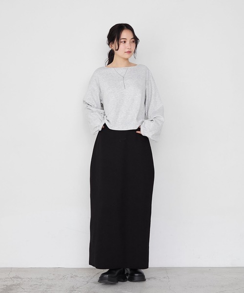 forksy.】【セットアップ対応】スウェットライクIラインナロー