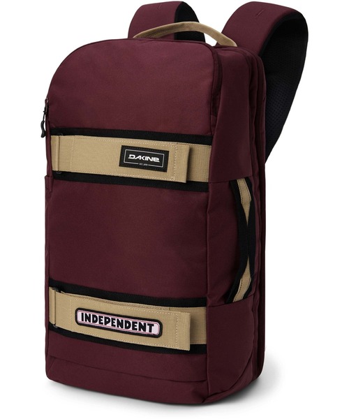 DAKINE（ダカイン）の「DAKINE MISSION STREET 【DAKINE × INDEPENDENT】バックパック/リュック 25L【2025年秋冬モデル】/ダカインインディペンデントコラボバックパック・リュックサック（バックパック/リュック・メンズ・ブラック系その他/エンジ・FREE）」の5枚目の写真