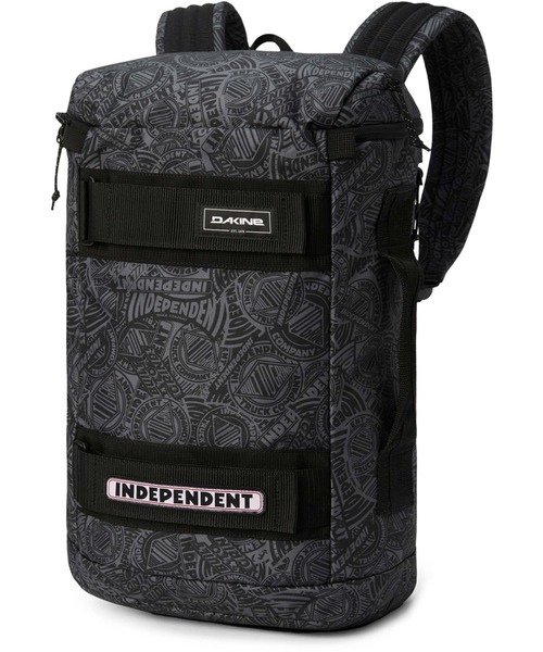 DAKINE（ダカイン）の「DAKINE MISSION STREET 【DAKINE × INDEPENDENT】バックパック/リュック 25L【2025年秋冬モデル】/ダカインインディペンデントコラボバックパック・リュックサック（バックパック/リュック・メンズ・ブラック系その他/エンジ・FREE）」の7枚目の写真