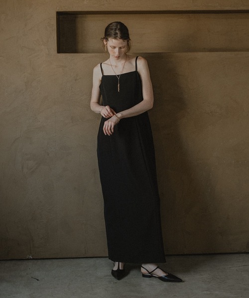 et.UNiVER（エトユニベール）の「Urban vest dress（ドレス・レディース・ブラック×ホワイト/ブラック・SMALL/MEDIUM/LARGE）」の7枚目の写真