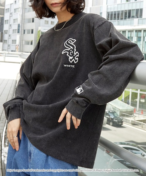 MLB/メジャーリーグベースボール 別注 ワッペン刺繍 ヴィンテージ加工