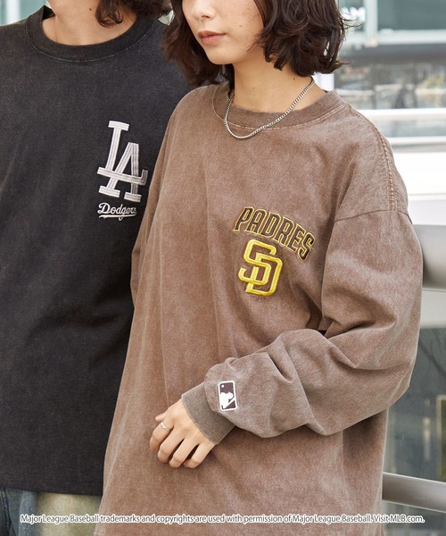 MLB/メジャーリーグベースボール 別注 ワッペン刺繍 ヴィンテージ加工