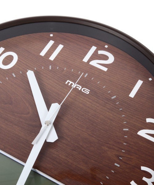 その他セレクト（ソノタセレクト）の「MAG デジアナ電波掛時計 ゴーフル（掛け時計・レディース・ナチュラル/ブラウン・FREE）」の6枚目の写真