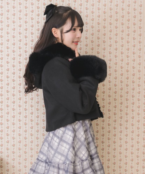 ハートバックルショートコート（その他アウター）｜ROJITA（ロジータ