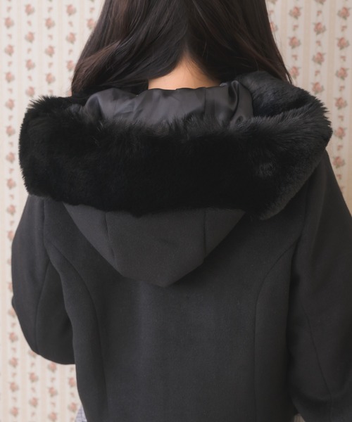 ハートバックルショートコート（その他アウター）｜ROJITA（ロジータ