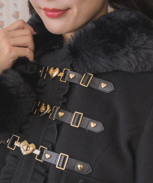 ハートバックルショートコート（その他アウター）｜ROJITA（ロジータ