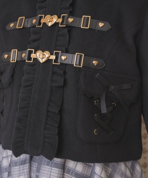 ハートバックルショートコート（その他アウター）｜ROJITA（ロジータ