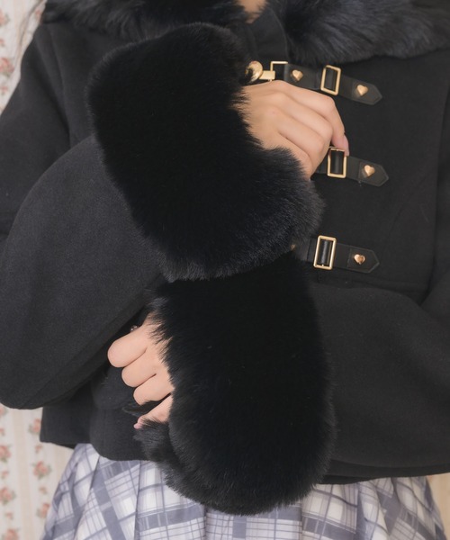 ROJITA（ロジータ）の「【完売カラー/ZOZO限定リバイバル】ハートバックルショートコート（その他アウター・レディース・ブラック/ホワイト/ピンク・FREE）」の22枚目の写真