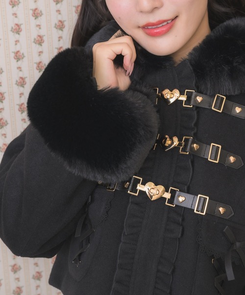 ハートバックルショートコート（その他アウター）｜ROJITA（ロジータ