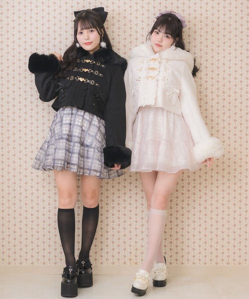 ハートバックルショートコート（その他アウター）｜ROJITA（ロジータ