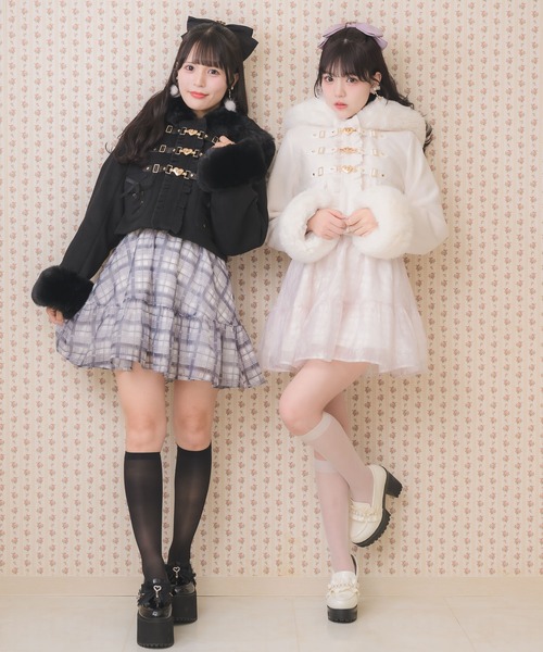 ハートバックルショートコート（その他アウター）｜ROJITA（ロジータ