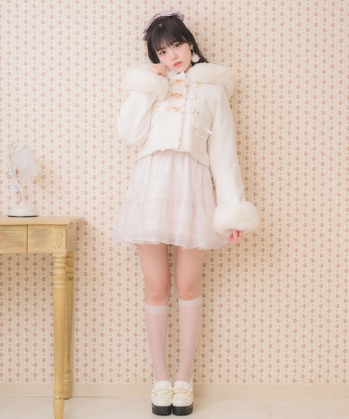 ハートバックルショートコート（その他アウター）｜ROJITA（ロジータ