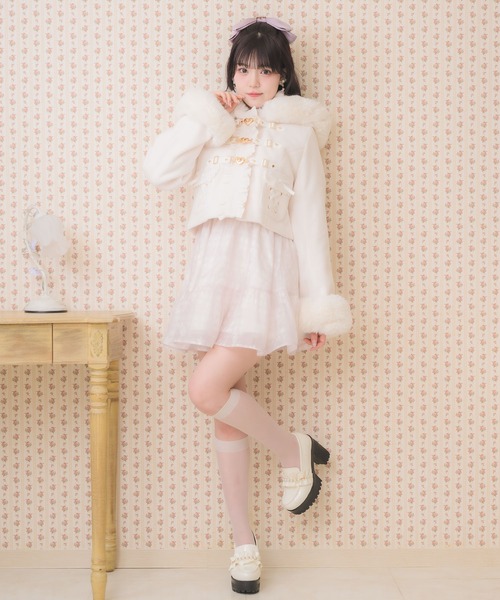 ハートバックルショートコート（その他アウター）｜ROJITA（ロジータ