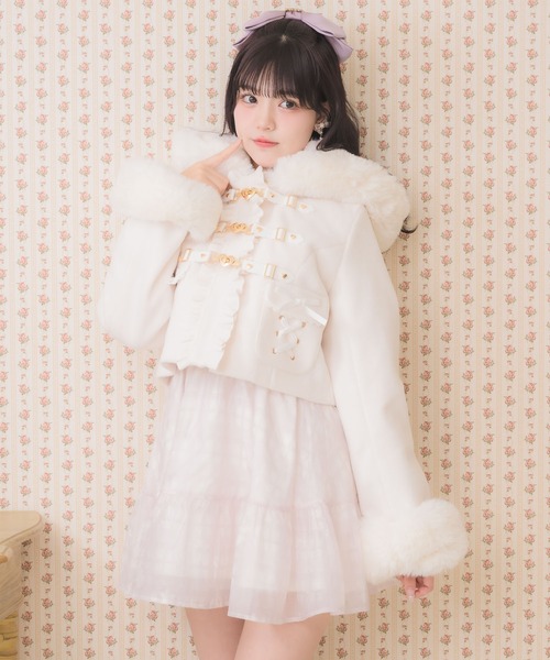 ハートバックルショートコート（その他アウター）｜ROJITA（ロジータ