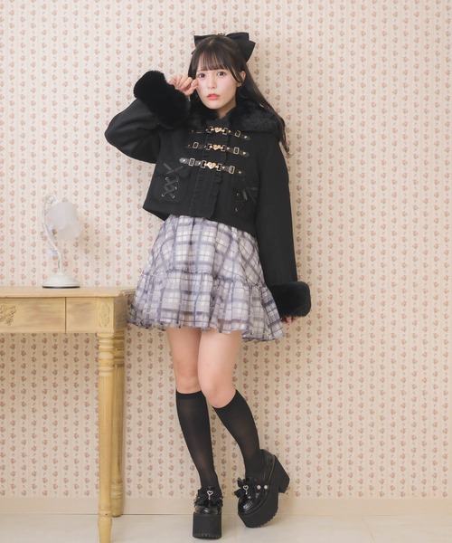 ハートバックルショートコート（その他アウター）｜ROJITA（ロジータ