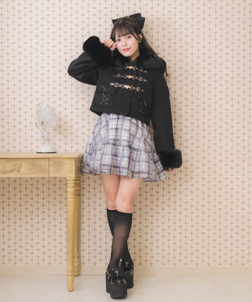 ハートバックルショートコート（その他アウター）｜ROJITA（ロジータ