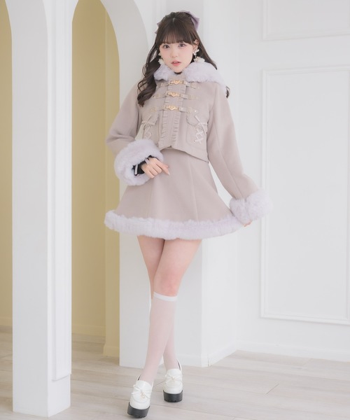 ROJITA ハートバックルショートコート ロジータ ROJITA ハートバックルショートコート （ブラック