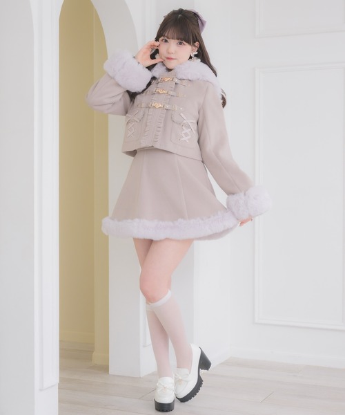 セットアップ対応】ハートバックルショートコート（その他アウター