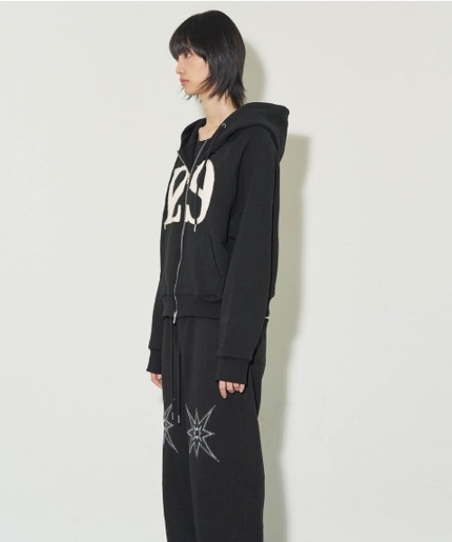 ILLIGOパーカー セール】【ILLIGO】ロゴ パッチ ジップアップ パーカー LOGO PATCH