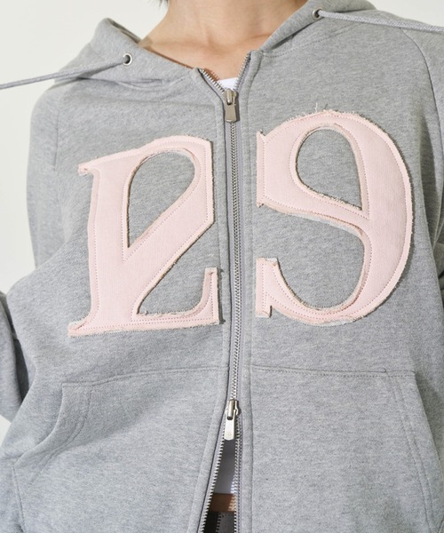 セール】◇ILLIGO◇ロゴ パッチ ジップアップ パーカー LOGO PATCH