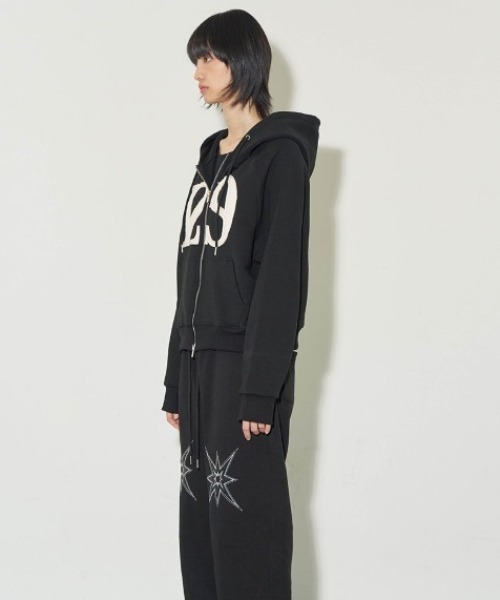 セール】【ILLIGO】ロゴ パッチ ジップアップ パーカー LOGO PATCH