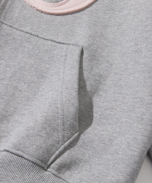 Ada.(エイダ)の「◇ILLIGO◇ロゴ パッチ ジップアップ パーカー LOGO PATCH HOODIE ZIP-UP(パーカー・レディース・ブラック/クリーム/ライトグレー・L/S/M)」の5枚目の写真